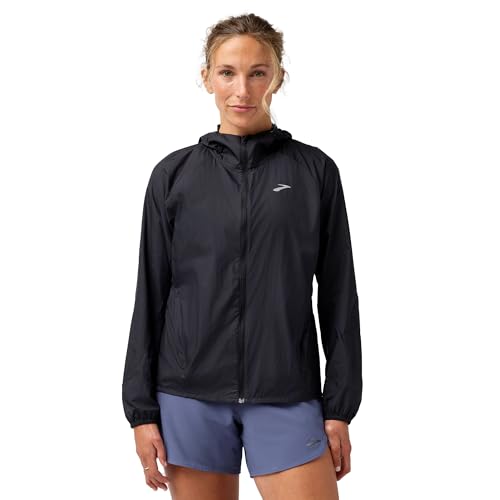 Veste pliable Brooks running femme contre la pluie et UV