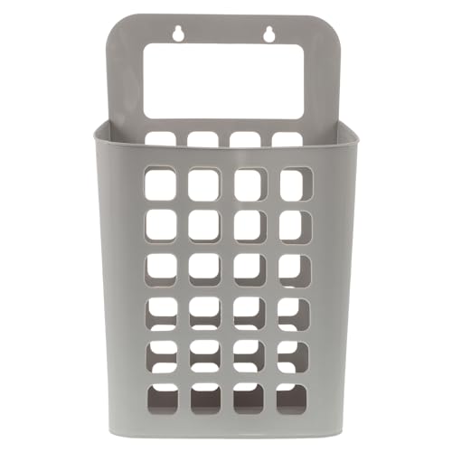 Alipis Plastic Laundry Hamper Folding Laundry Basket Hanging Hampers for Laundry Shelf Storage Basket Plastic Laundry Bin Bathroom Organizer Basket Household Laundry Container Clothes