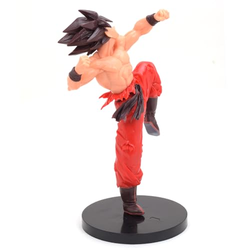 Image of Daiyamondo Premium Anime Action Figure- Unlease The Power of Highly Detailed Collectible with Dynamic Pose (Goku Red Punch)(15cm Height)