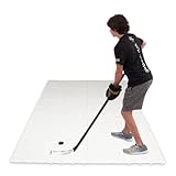 Snipers Edge Hockey Dryland Slick Tiles – 20-Pack 12'×12' White Interlocking Ice Tiles for Hockey Training, UV-Protected & Durable, Simulates Real Ice, Training Aid for Shooting