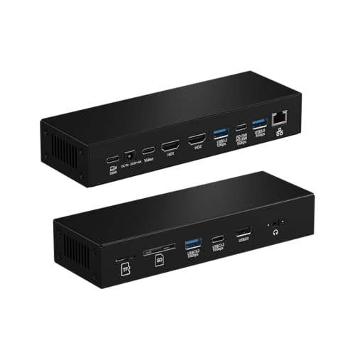 Estación de acoplamiento para laptop ideal para organizar su escritorio de teletrabajo