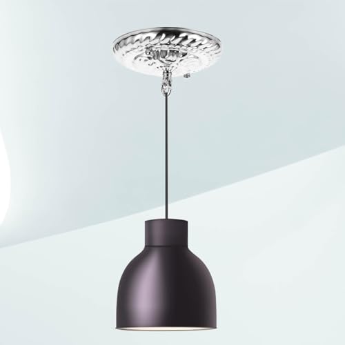 Placa de montaje cromada para lámpara de araña y soporte de techo para luminarias 6