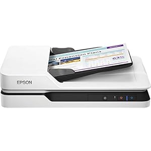 Epson B11B249401 Workforce Ds-410 Documentenscanner, Din A4, 600Dpi, Usb 2.0, Wit/Zwart
