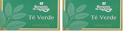 Compañía de las Indias, Té verde - 20 unidades (Paquete de 2)
