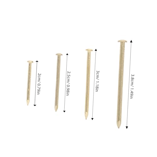 Image of 1set Assorted Hanging Nails Kit for Wall Art and Picture Frames Multi-Specification Hardware Nails for Home Projects and Crafts Finish