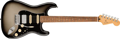 Fender Player Plus Stratocaster Electric Guitar, Silverburst, Pau Ferro Fingerboard #TOP16
