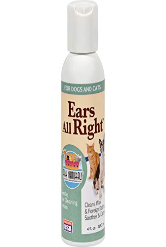 Ark Naturals Ears All Right, Gentle Ear Cleaning Lotion for All Pets - 4 fl oz