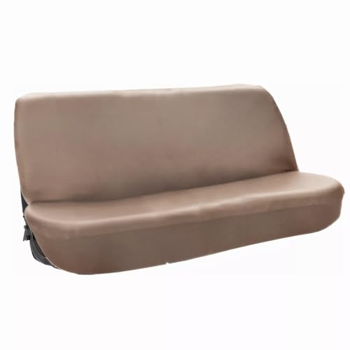 Housse de siège universelle beige en cuir synthétique pour pick-up et camionnette