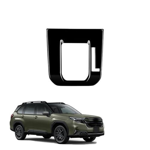 FOR 新型 フォレスター SL5 SLG 6代目(2025年4月?現行)カスタムパーツ シフトパネル シフトトリムフレーム ABS樹脂 車種専用設計 傷防止 耐摩耗性 内装トリム 取り付け簡単 (明るい黒色)