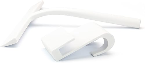 Miniatura 9 de KAUKKO - Escobilla de ducha multiusos para puertas de ducha, baño, ventana y vidrio de automóvil, mango ergonómico antideslizante (blanco)