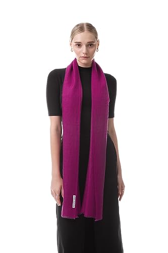 100% Cashmere from Himalaya – Prestige Woven Wrap Shawl Extra Large Scarf Stole for women (Beetroot Purple)4