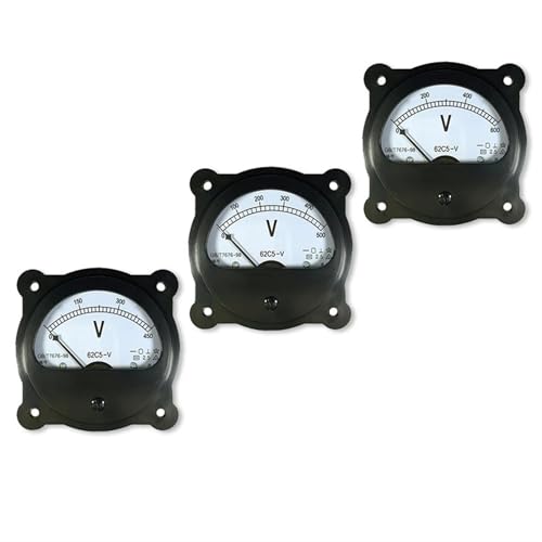 Voltmètre circulaire 62C5 à aiguille précise pour circuit DC 10V - 4