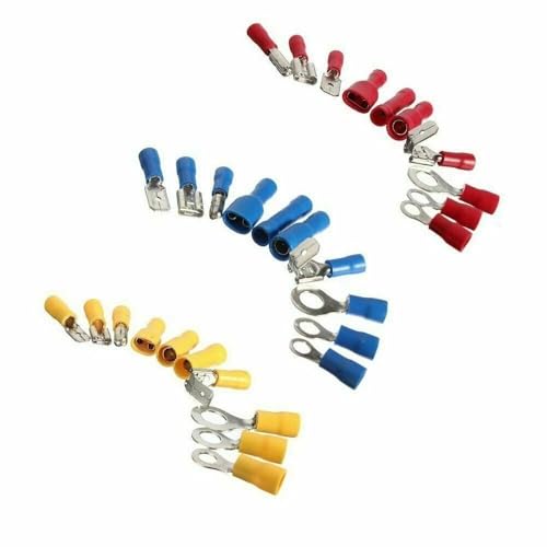 280 Pcs of Electrical Wire TERMINALS Assortment Set Insulated Crimp CONNECTORS Spade