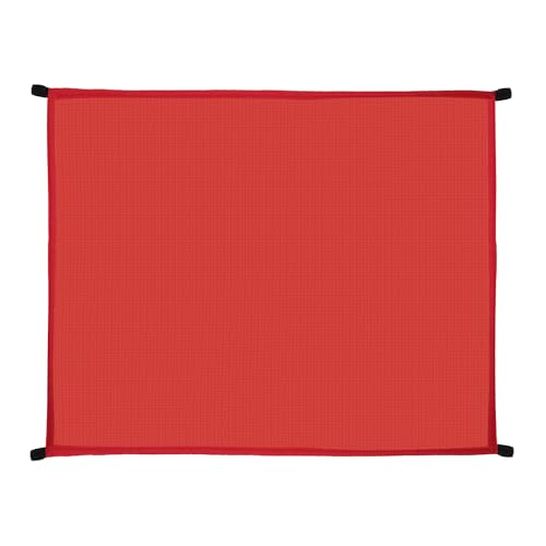 CAPASTEC レジャーシート ピクニックシート 1〜2人用 100x140cm 防水 収納袋付き ピクニックマット コンパクト お花見 ビーチ キャンプ 遠足 運動会 アウトドア 赤