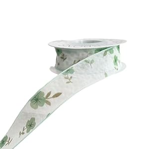 GMBYLBY Elegantes Geschenkband mit floralem Muster