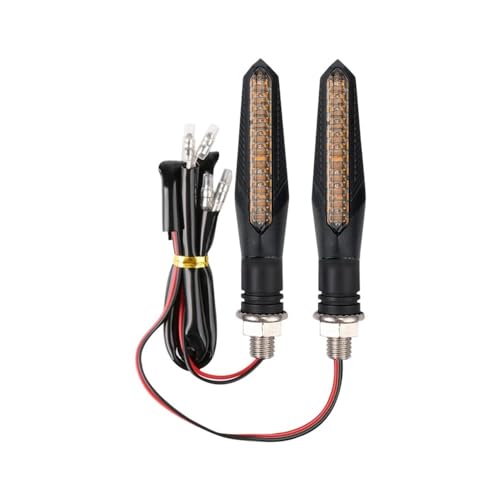 Clignotants fluides 12V pour moto momt avec 24 LED lumineuses