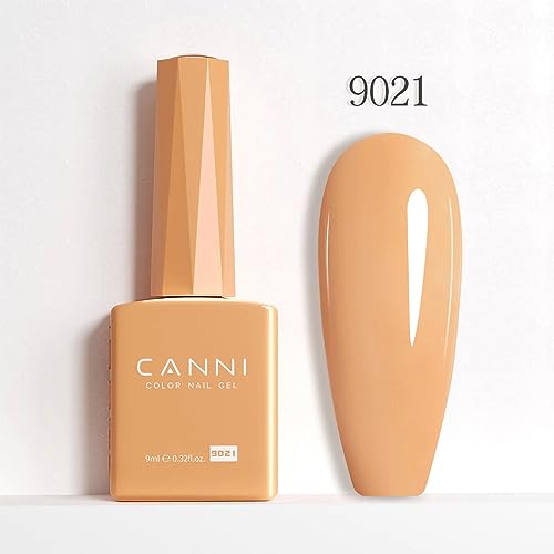 Image of CANNI UV Gel Nail Polish, 1Pcs Gel Polish 9ml Color Nail Polish Gel High Gloss Soak Off U V Gel Nail French Nail Manicure Salon DIY - 9021