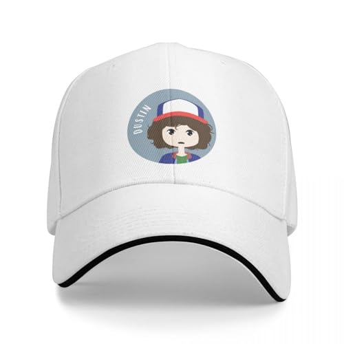 AIETPOIJ Gorra de béisbol Stranger Dustin, Sombreros Personalizados, Moda de Playa, cumpleaños, Gorra para Hombre y Mujer