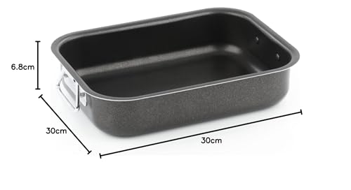 Plat à rôti lasagnes aluminium revêtu Barazzoni 30 cm