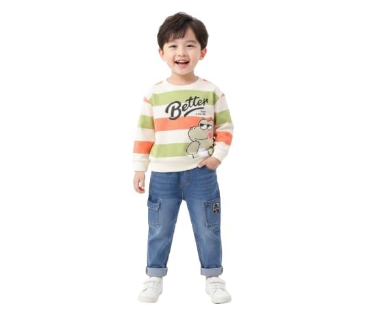 Tirupati Creations Kids Clothes for Boys | Printed Full Sleeves Cotton Sweatshirt and Jogger Pants Clothing Set | Casual Lightweight Baby Boy Dress-picture-33