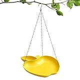 Bain d'Oiseaux Extérieur - Bassin Pour Animal Longue Durée | Mangeoire et Bain d'Oiseaux Combo - Pour Perroquet Moineau Perruche Perruche Ondulée Jardin Cour Balcon Terrasse Pelouse