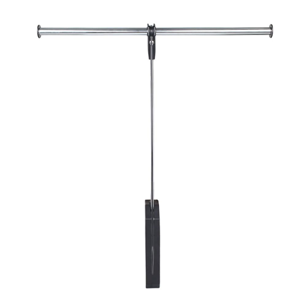 Tringle réglable argentée pour placard et rangement optimal de l'espace