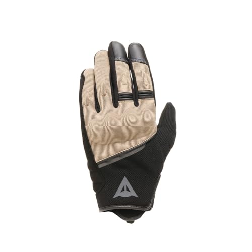 Dainese Metrax Air Gloves   Guante de Moto Urban Corto de Tejido aireado para Verano con Smart Touch y Ajuste fácil, para Hombre, Black/Tidal Foam, L