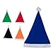 DISOK Lote de 50 Gorros de Papa Noel de Colores Surtidos -...