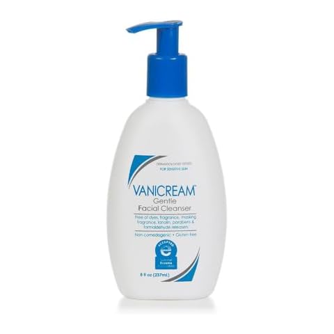 Vanicream Gentle Facial Cleanser with Pump Dispenser - 8 fl oz - Formulated Without Common Irritants for Those with Sensitive Skin Cover
