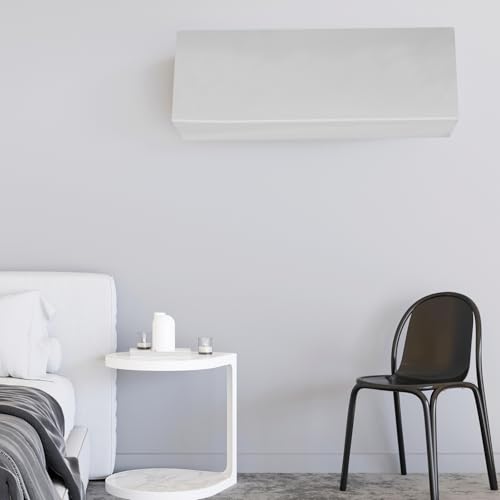 Cubierta de cuero para aire acondicionado split PATIKIL gris texturizado 34.6" 6