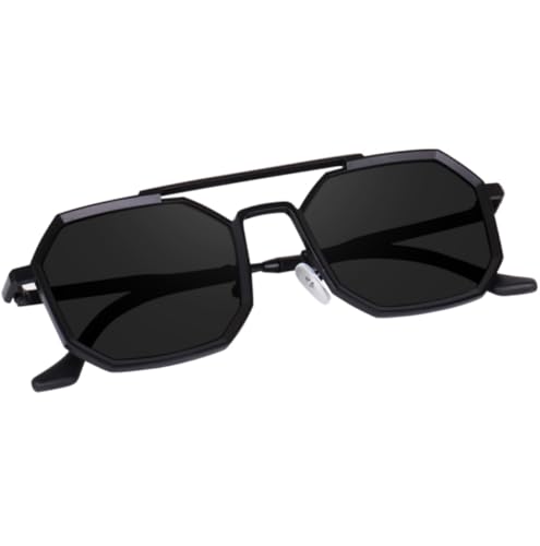 Image of IFLASH Vintage UV Protection Retro Square Metal Body Sunglasses For Men & Women