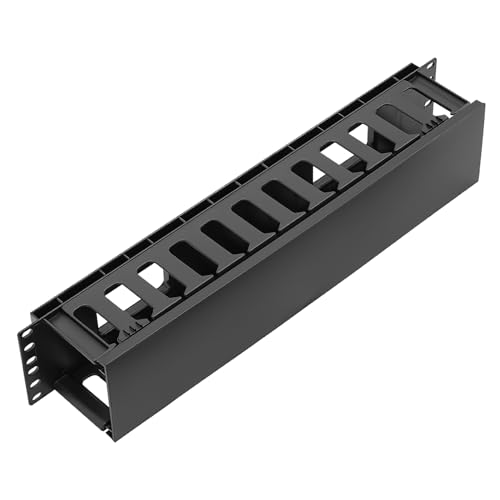 Kit 4 piezas organizador de cables para rack de servidor con 12 ranuras - 19.1" x 3" x 3.4" miniatura 4