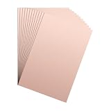 PATIKIL 4.8x7.2 Zoll Einseitige Kupferkaschierte Leiterplatte PCB 12 Stück 2mm Dicke FR4 Kupferbeschichtete Universelle Schaltungsprototypenplatine Für Ätz DIY PCB Bausatz
