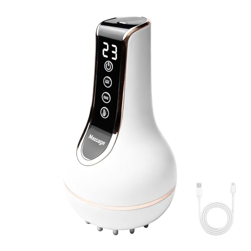 Cellulite-Massagegerät, Massagegerät zur Reinigung der Meridiane, Cellulite-Gerät, Fußmassagegerät, Anti Cellulite Massager Handmassagegerät für Bauch, Taille, Arme, Beine (Weiß)