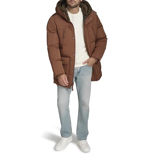 Image of Andrew Marc Men's Outerwear Mackay Faux Fur Lined Parka