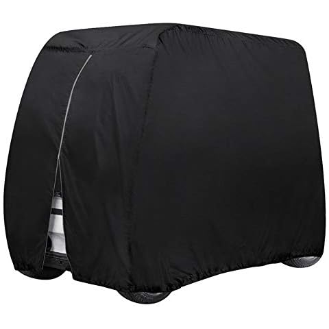 RICA-J Waterproof Golf Cart Cover 4 Passenger Golf Cart Cover Dustproof Durable Storage Fits for EZ Go Club Yamaha Cover