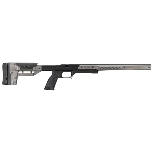 MDT Oryx Sportsman Ruger Hunting Firearm RH Gray Chassis System, Precision Rifle Stock, Durable Construction (104781-GRY)
