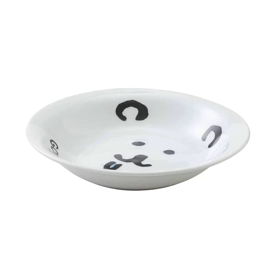 自分ツッコミくま　カレー皿&スプーンセット Amazon.co.jp: 自分ツッコミくま カレー皿＆スプーン セット