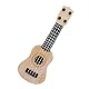 NUOBESTY Mini-Ukulele-Gitarre FüR Kinder, 4-Saiten Plastik Spielzeuggitarre, Musikinstrument Lernspielzeug, PäDagogisches Musikspielzeug FüR Musikunterricht Und Geschenke, Beige