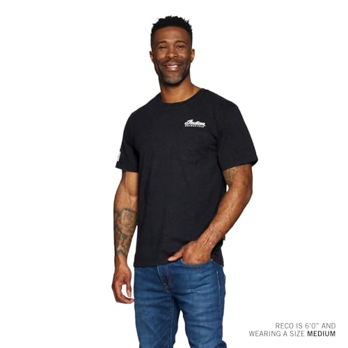 Indian Motorcycle Men's Logo Headdress Pocket T-Shirt, Black4