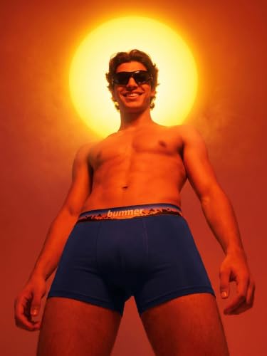 Image of Bummer Printed Micro Modal Trunks Underwear for Men - Ultra Soft & Breathable, 3 Times Softer Than Cotton, Anti-Bacterial, Stretchable for Ultimate Comfort & Style, Pack of 1 (A Shark Tank Product)