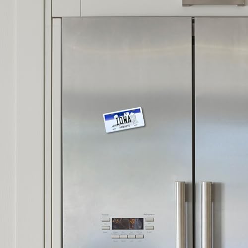 Imán Placa Pequeña Iowa, Accesorio Magnético Coleccionable miniatura 2