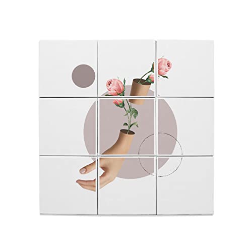 Carreaux céramique surréalisme rose finition premium