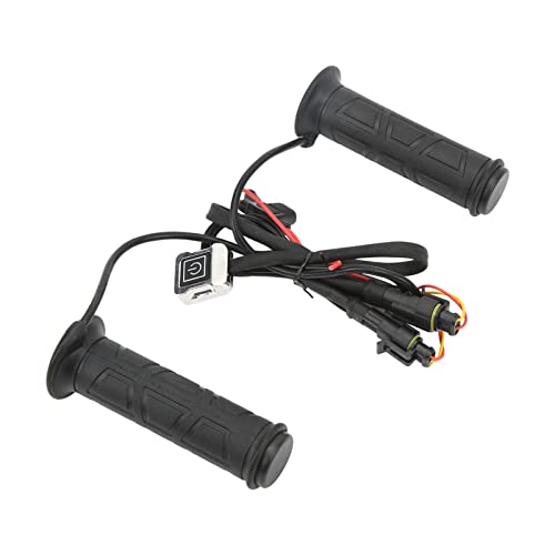 Poignées chauffées de moto 12V avec température réglable pour guidon standard
