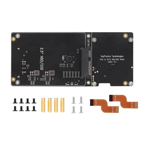 Carte d'extension PCIe vers double disque 2.5 SSD X1007