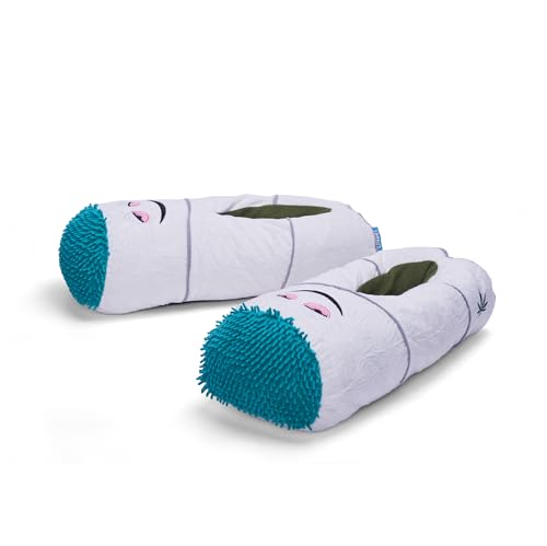 Coddies Spliff Slippers | Funny Doobie House Slippers - Novelty and Gag Gift Idea for Men & Women