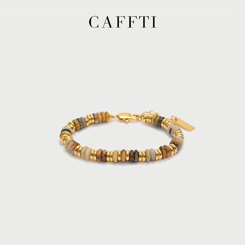 Natural Gemstone Bracelet for Women Healing Crystal Stone Flat Bead Bracelet Handmade 8 Inch Bracelet Jewelry2