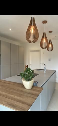 Dezaart Drop Wood Pendant Light thumb #7