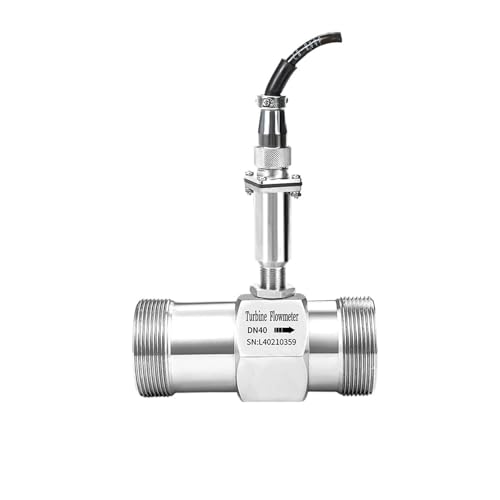 Débitmètre eau pure SS304 DN32 mâle à impulsion de haute précision industrielle