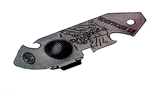 Amig - Abrelatas el Escalador - Abridor de Montañero o de Explorador - Para Abrir Manualmente Latas de Conservas o Botes de Alimentos - De Acero Pavonado